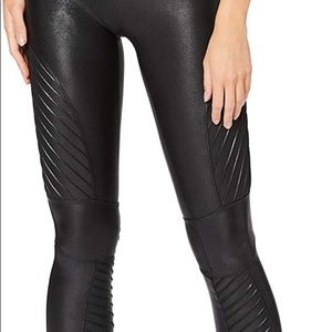 Spanx motto black leggings